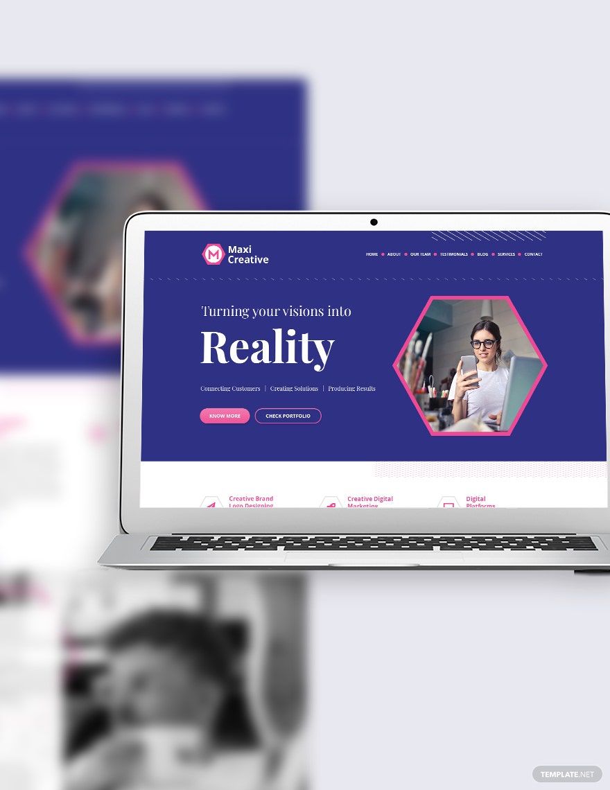 Creative Agency Bootstrap Landing Page Template