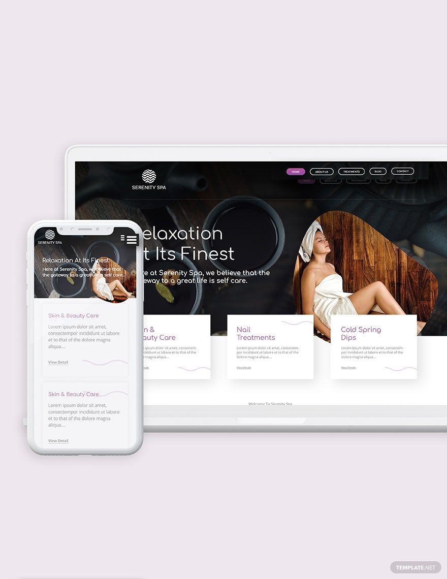 Spa Bootstrap Landing Page Template