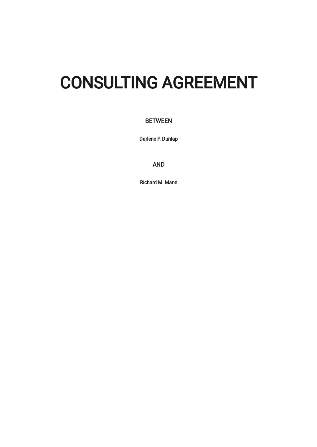 Consulting Agreement Template [Free PDF] - Word (DOC) | Apple (MAC ...