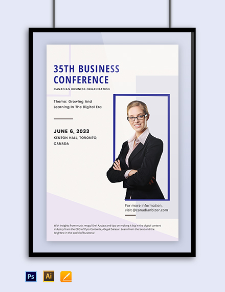 Business Conference Poster Template