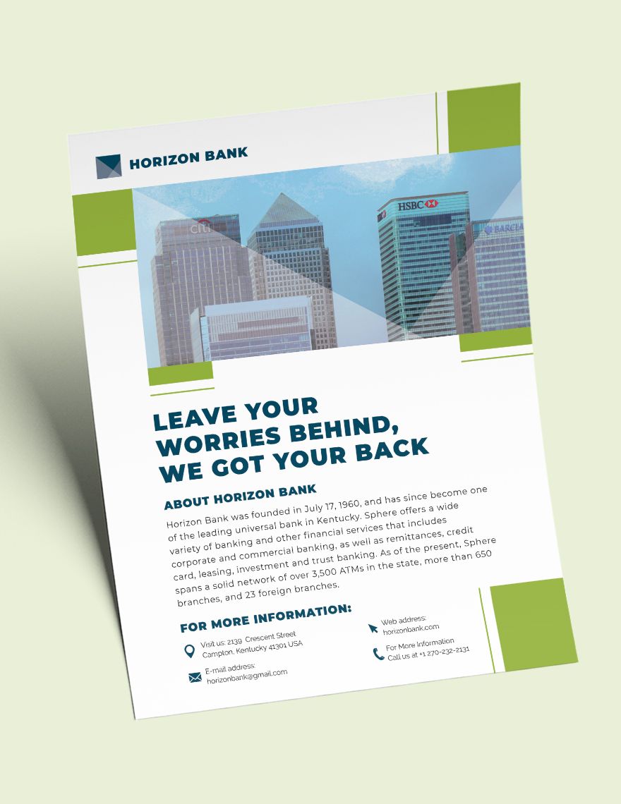 Banking Flyer Template