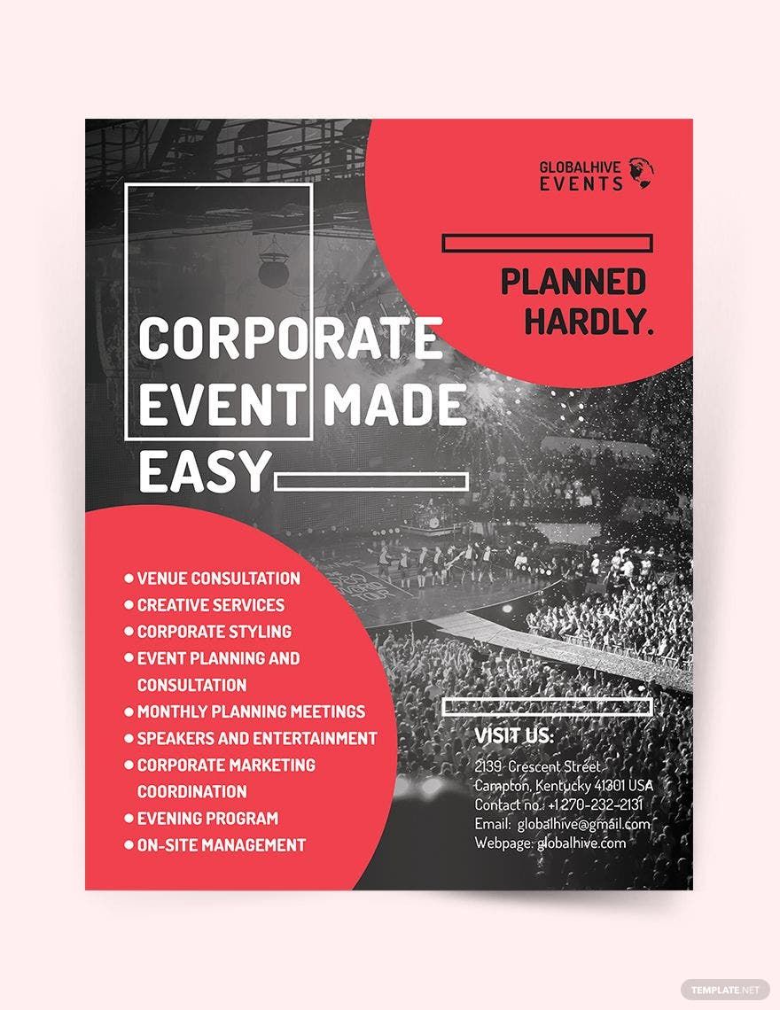 Corporate Event Flyer Template