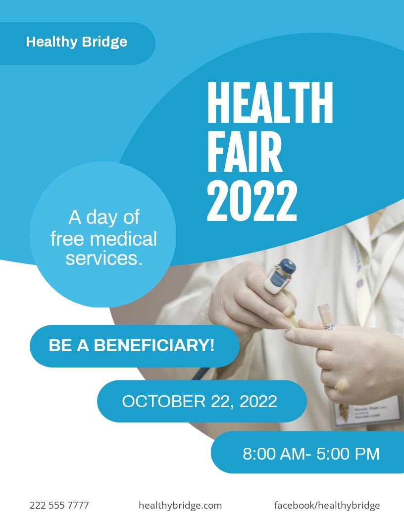 9 Health Fair Flyer Template Template Monster