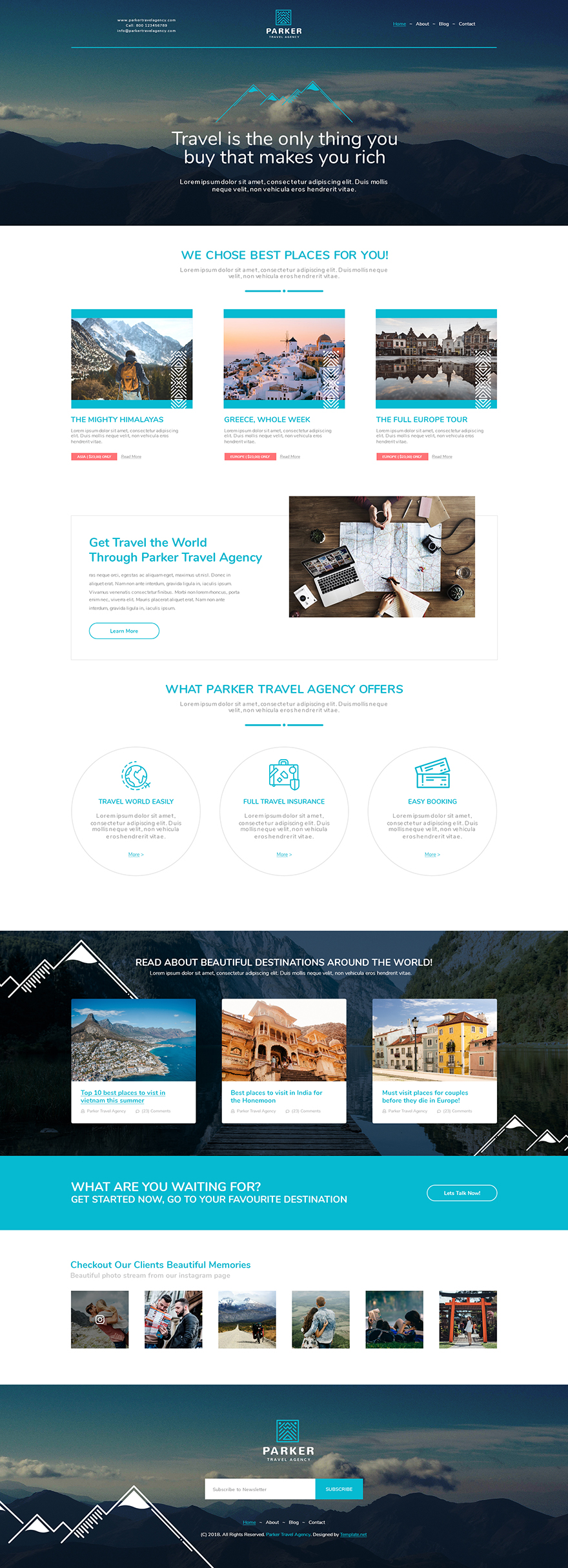 Travel Agency Templates in Psd Templates, Designs, Docs, Free