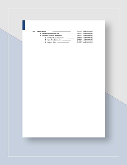 5 year business plan template excel free download