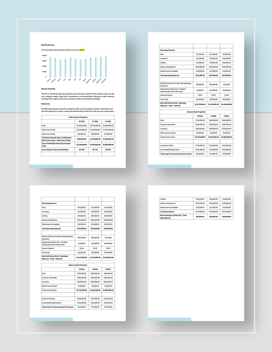 Business Consulting Business Plan Template