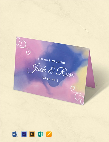 11+ FREE Place Card Templates in Microsoft Publisher [Download Now in ...