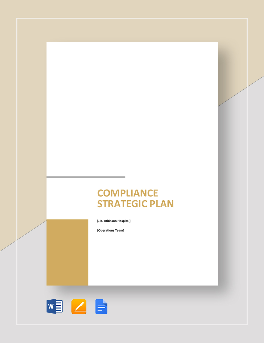 research compliance strategic plan