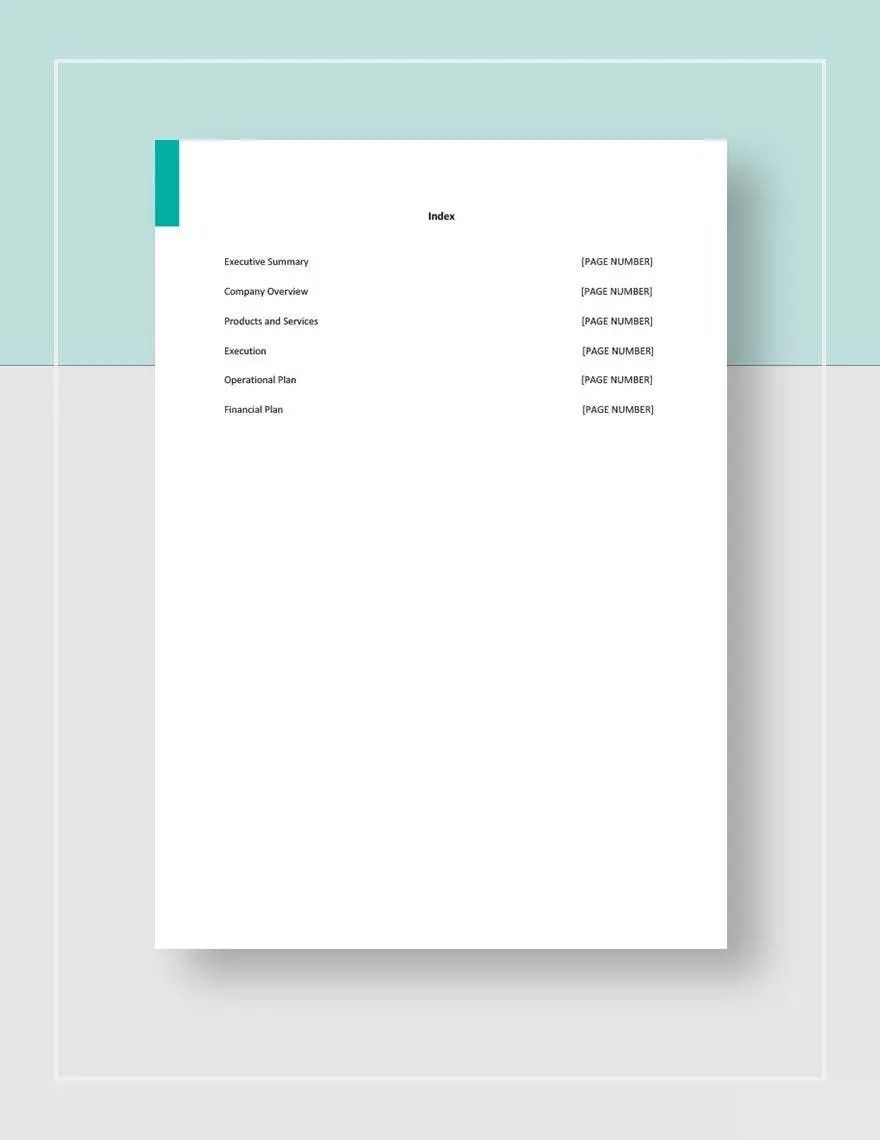 Courier Business Plan Template