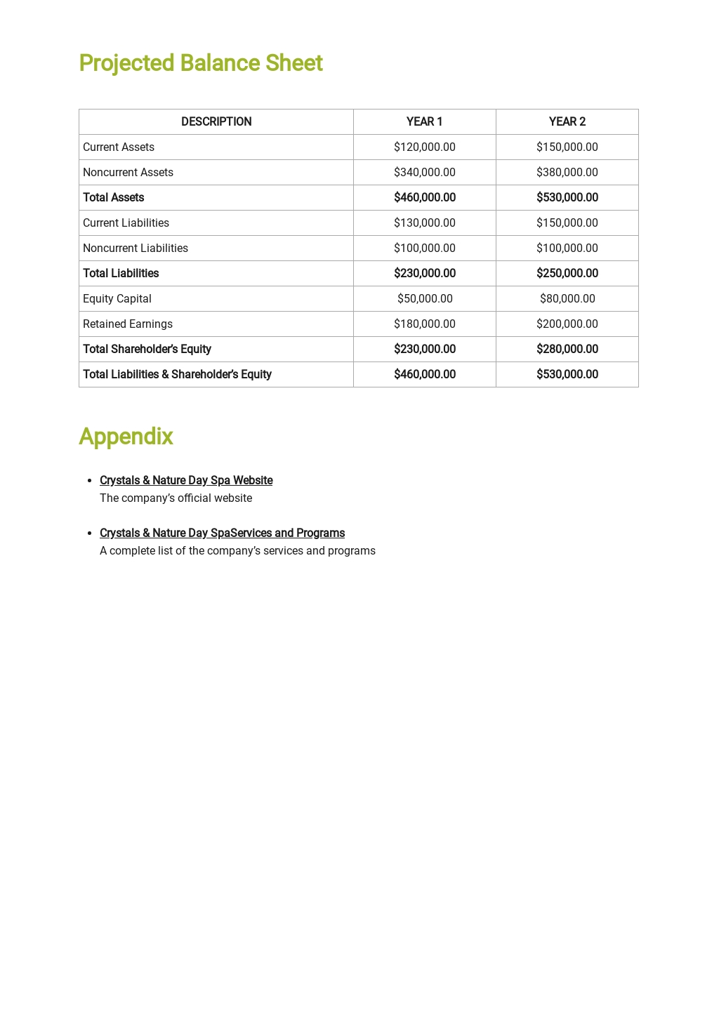 Day Spa Business Plan Template Google Docs Word Apple Pages