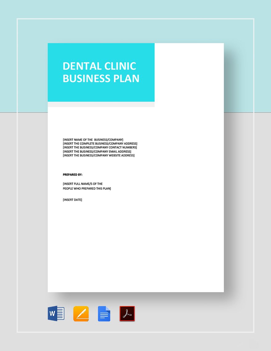 business plan of dental clinic