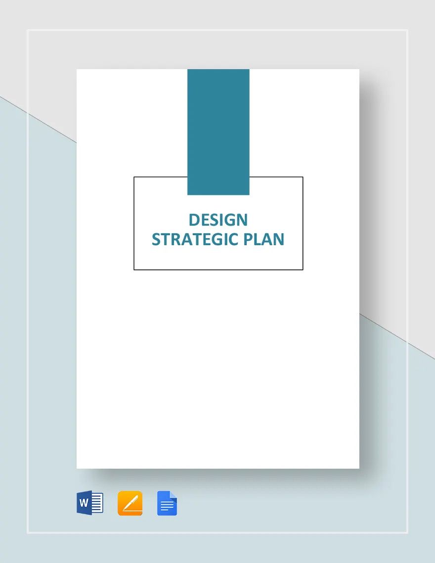Design Strategic Plan Template
