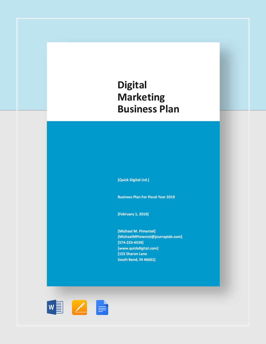 Free Sample Digital Marketing Campaign Plan Template - Google Docs ...