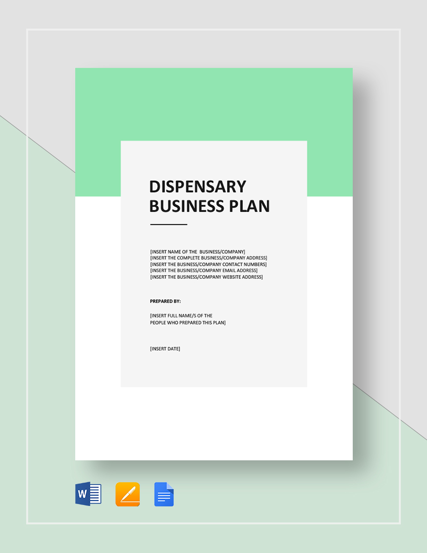 Dispensary Business Plan 
