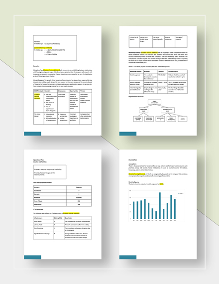 Fencing coach business plan image