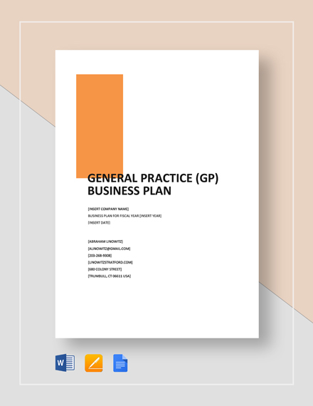 General Construction Business Plan Template - Google Docs, Word, Apple ...