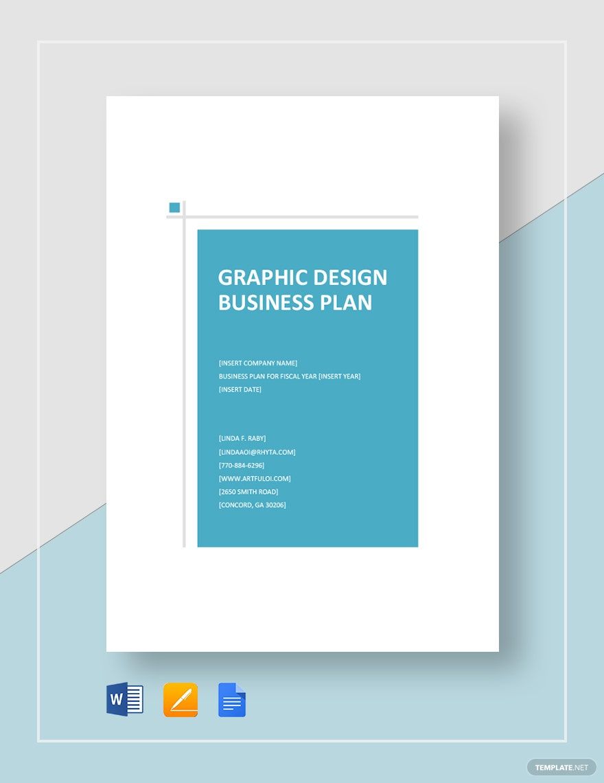 Graphic Design Business Plan Template