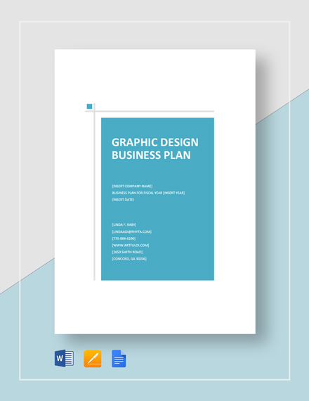 Graphic Design Business Plan Template Google Docs Word Template