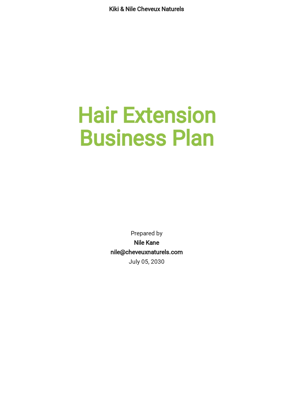 FREE Salon Business Plan Templates [Edit & Download]