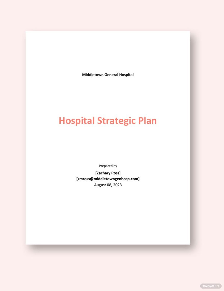 hospital strategic planning case study