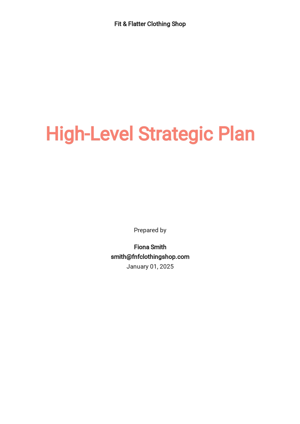 122+ FREE Strategic Plan Templates [Edit & Download] | Template.net