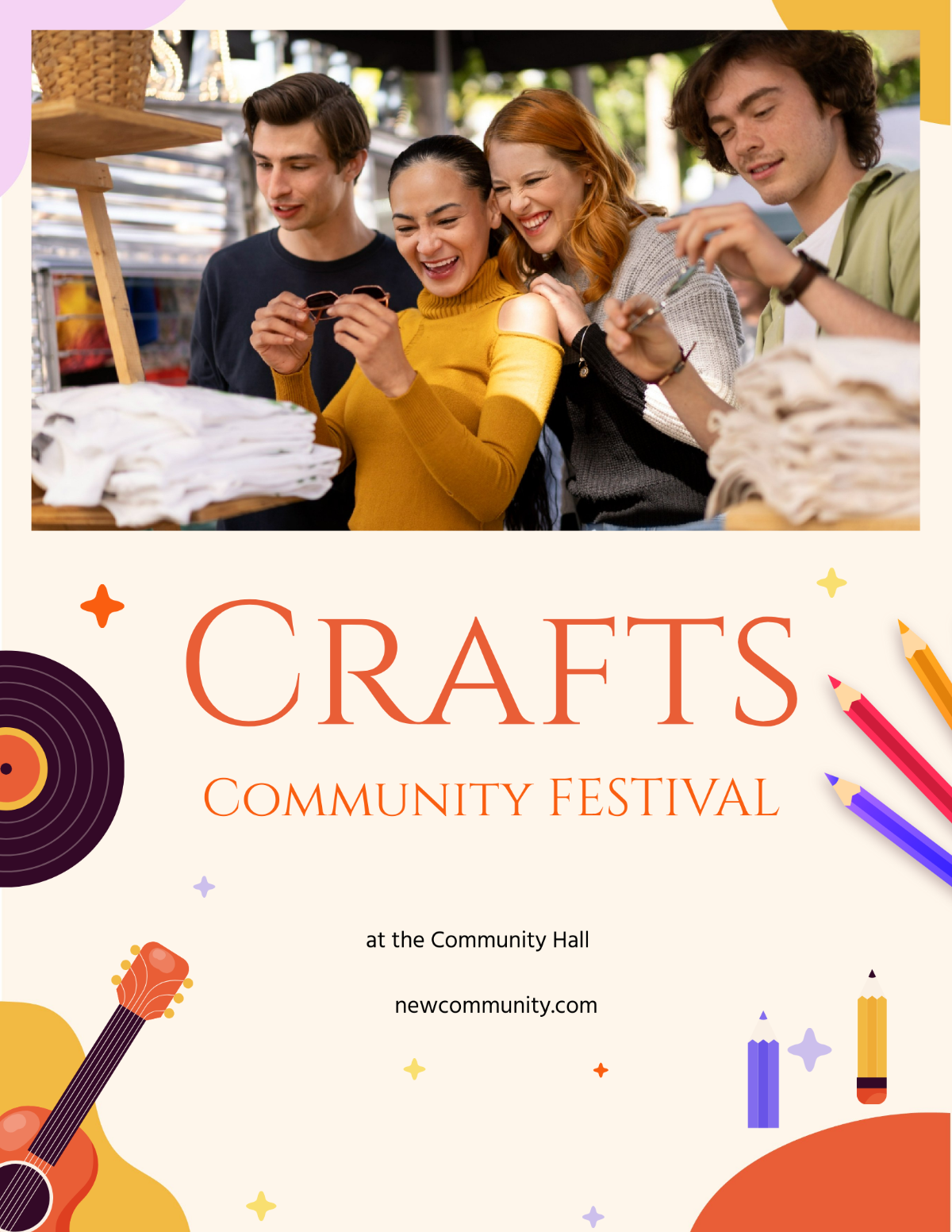 Colorful Community Event Flyer