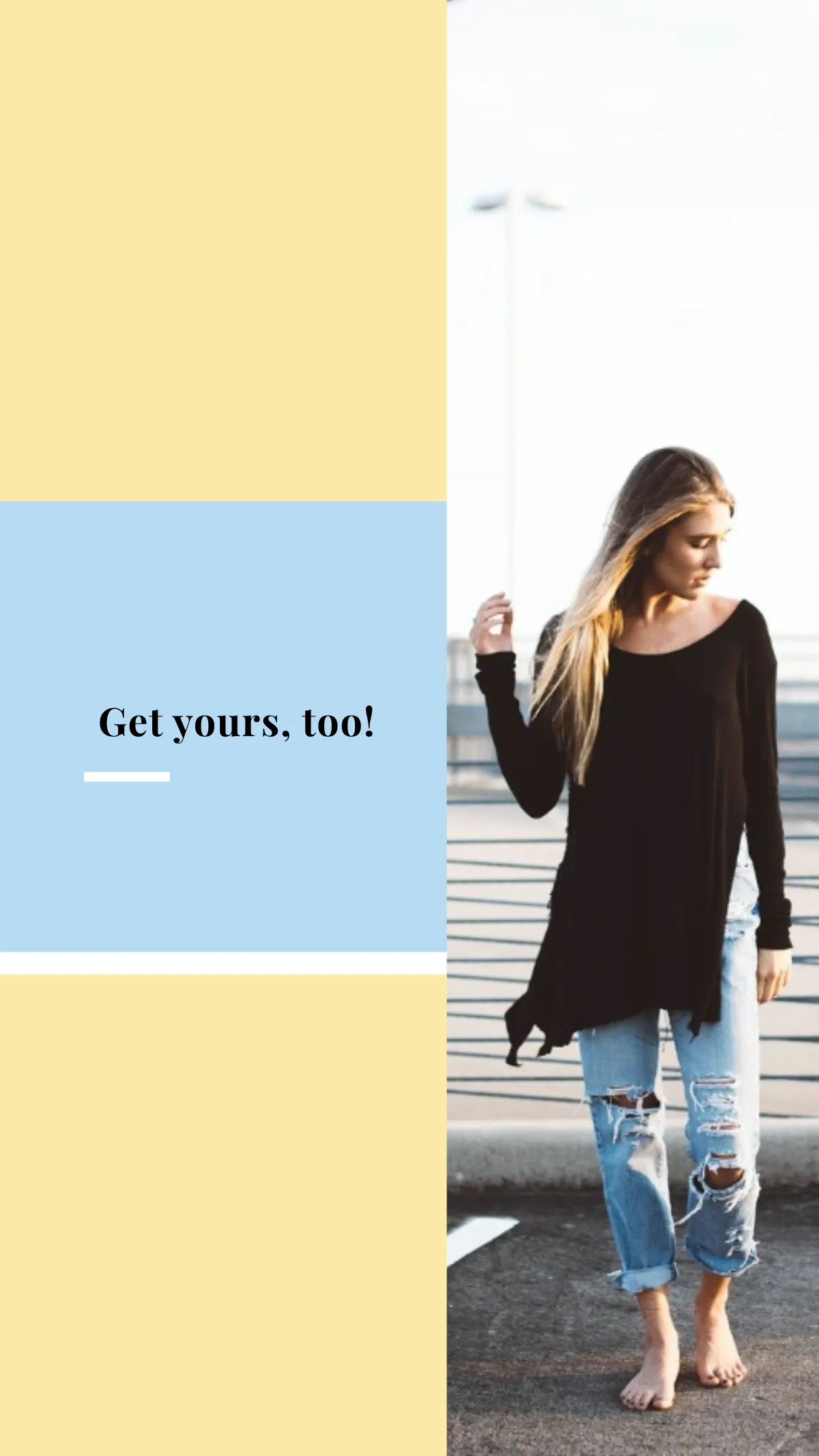 Free Fashion Influencer Whatsapp Story Template to Edit Online