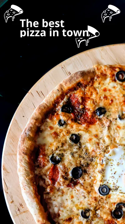 Free Pizza Restaurant Instagram Story Template to Edit Online