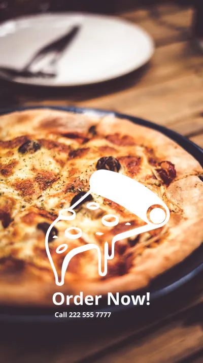 Free Pizza Restaurant Instagram Story Template to Edit Online