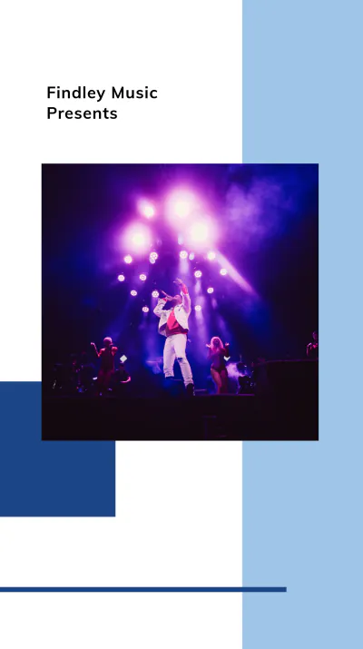 Free Music Event Facebook Story Template to Edit Online