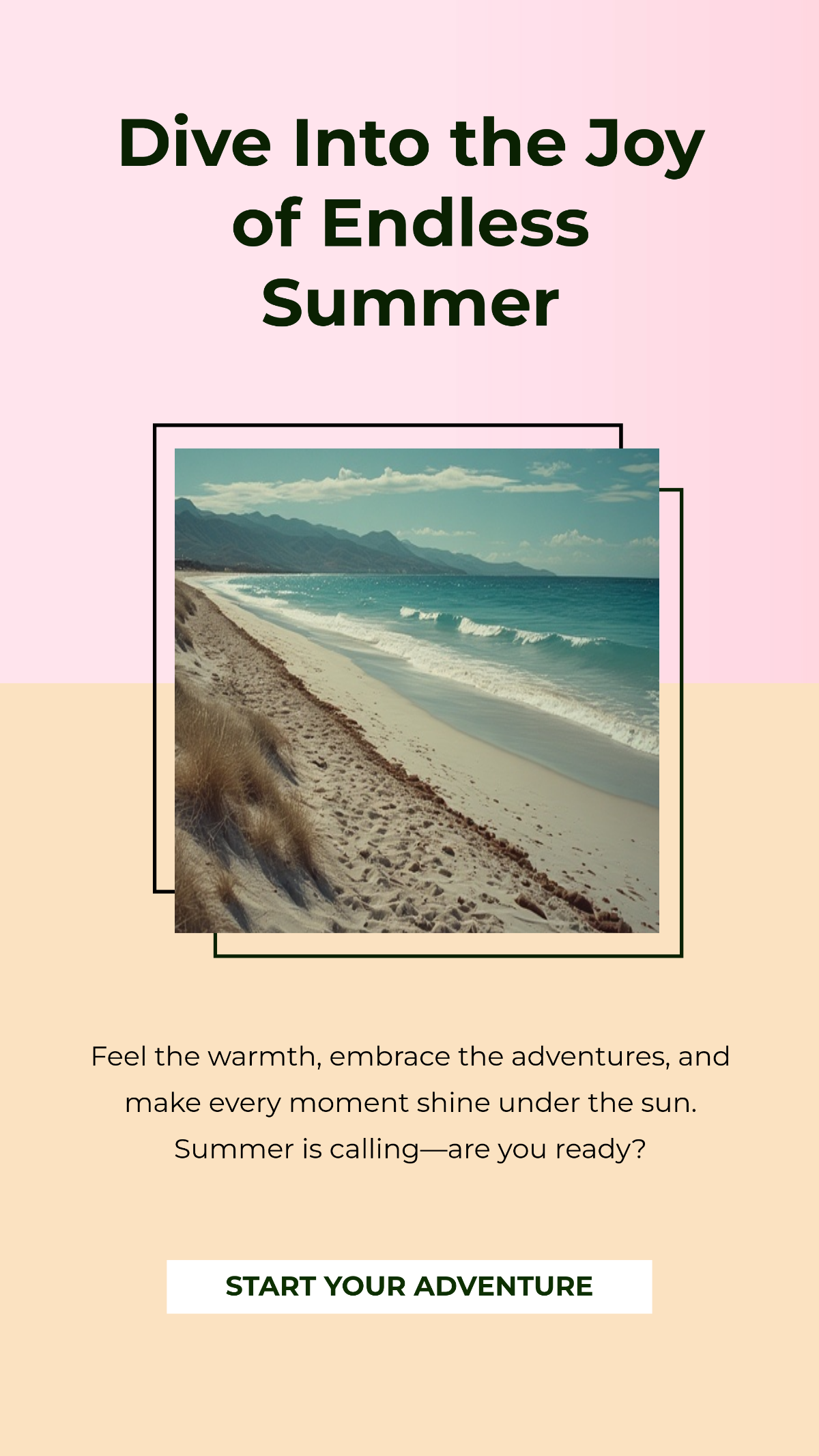 Free Summer Facebook Story Template to Edit Online