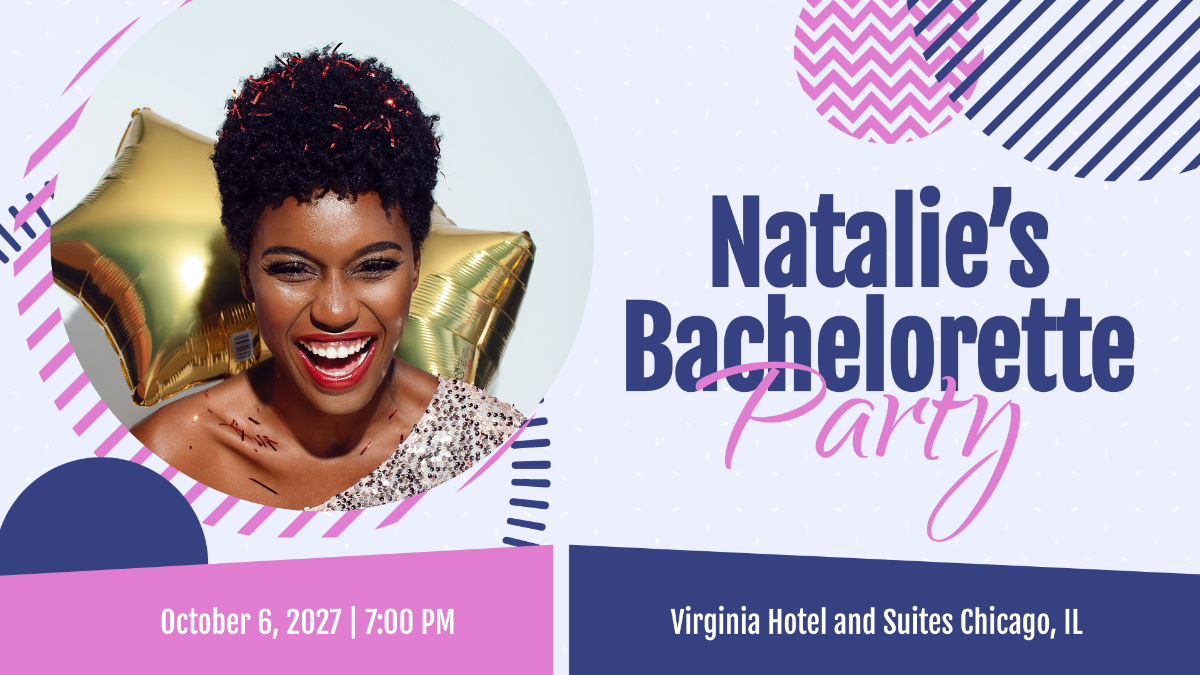 Bachelorette Facebook Event Cover Template