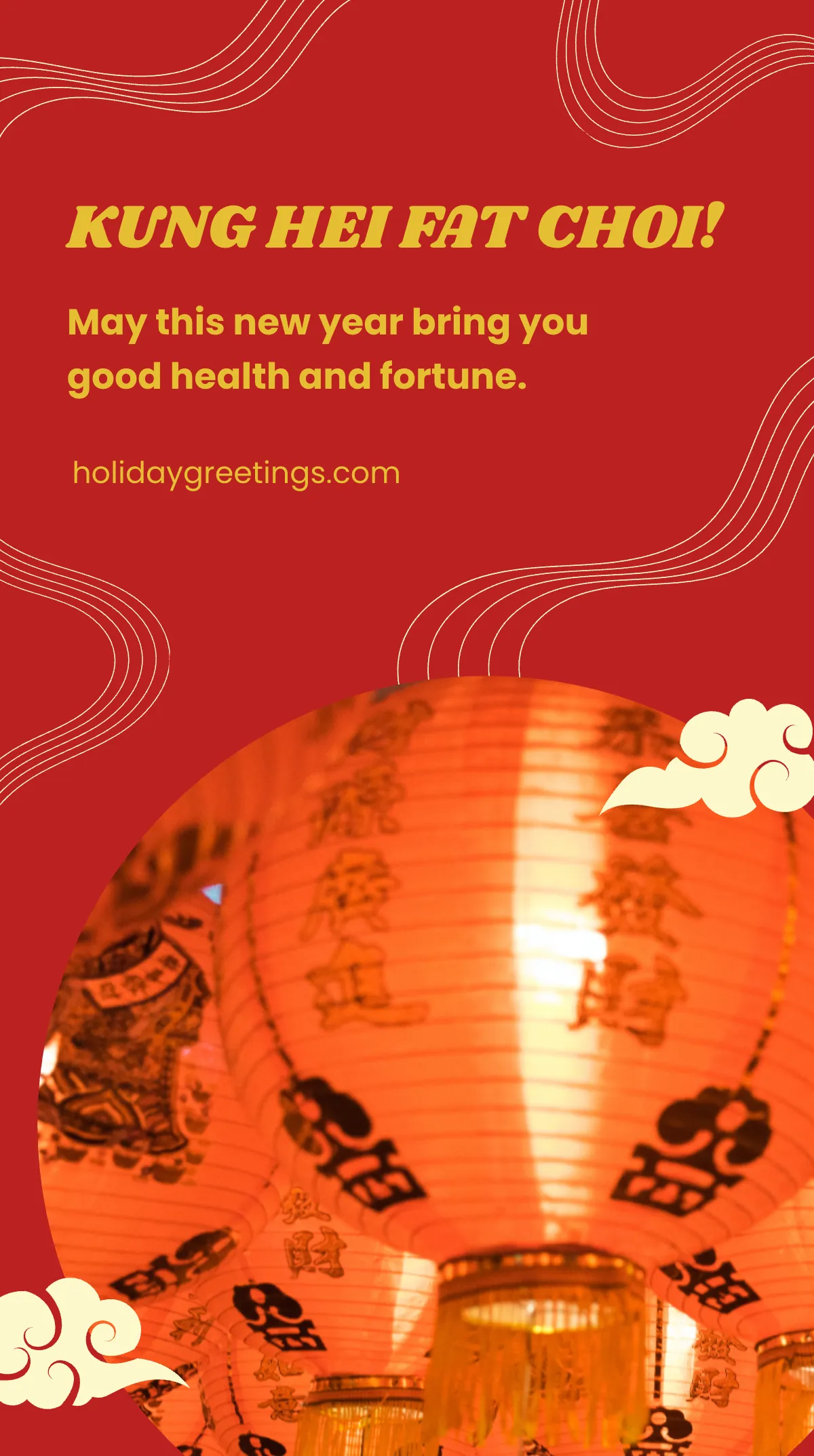 Free Happy Chinese New Year Instagram Story Template to Edit Online