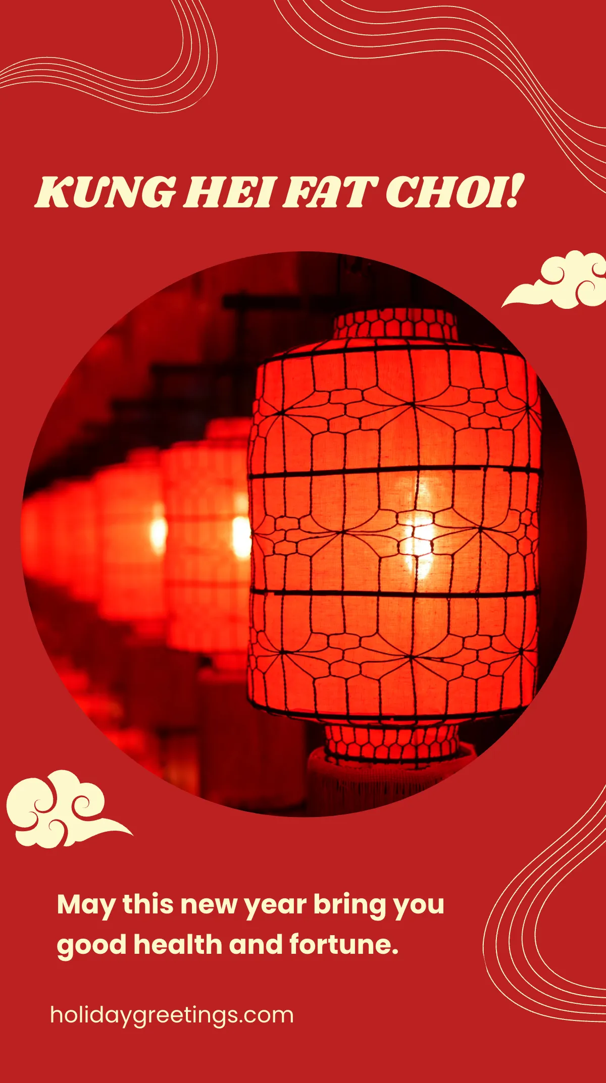 Free Happy Chinese New Year Instagram Story Template to Edit Online