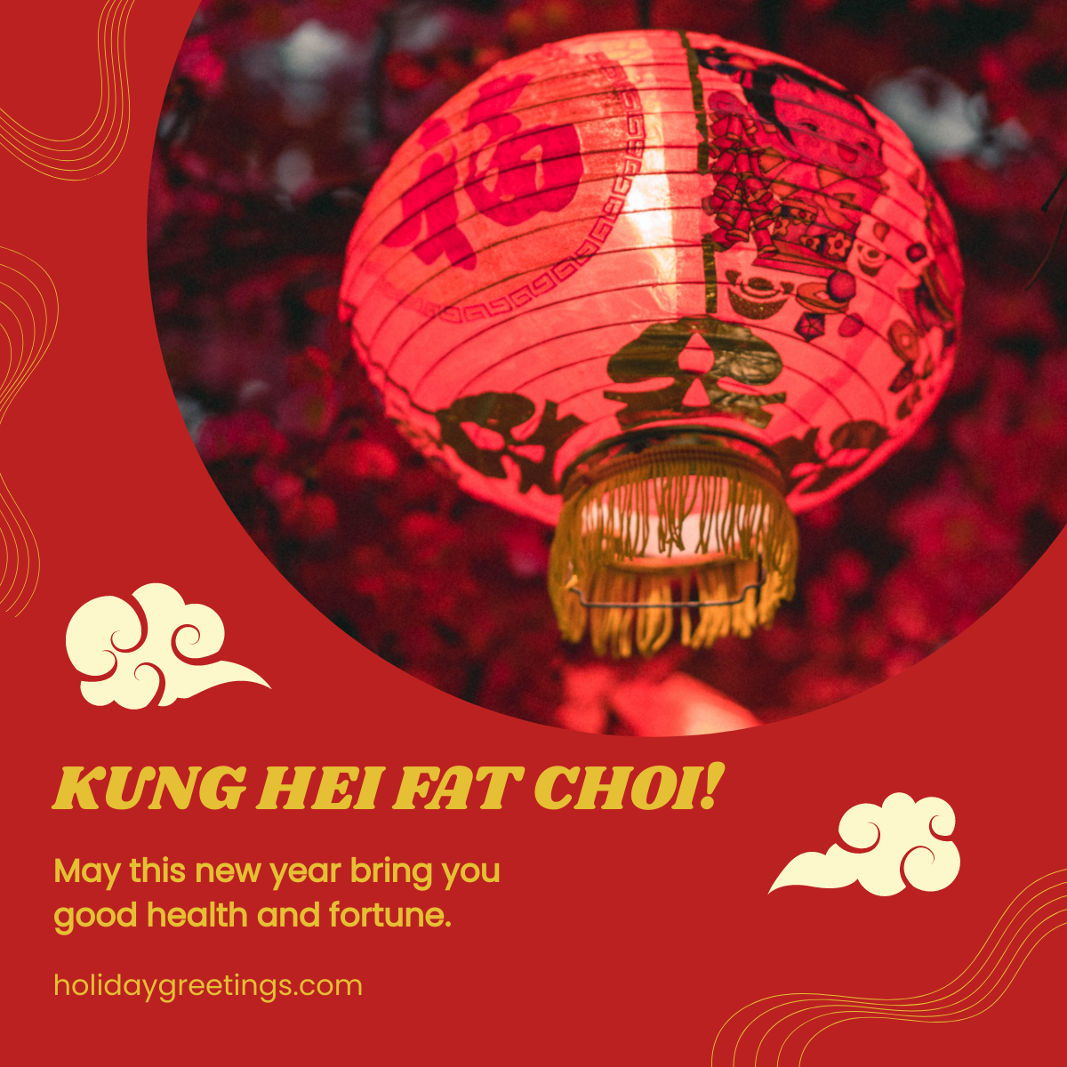 Happy Chinese New Year Linkedin Post Template