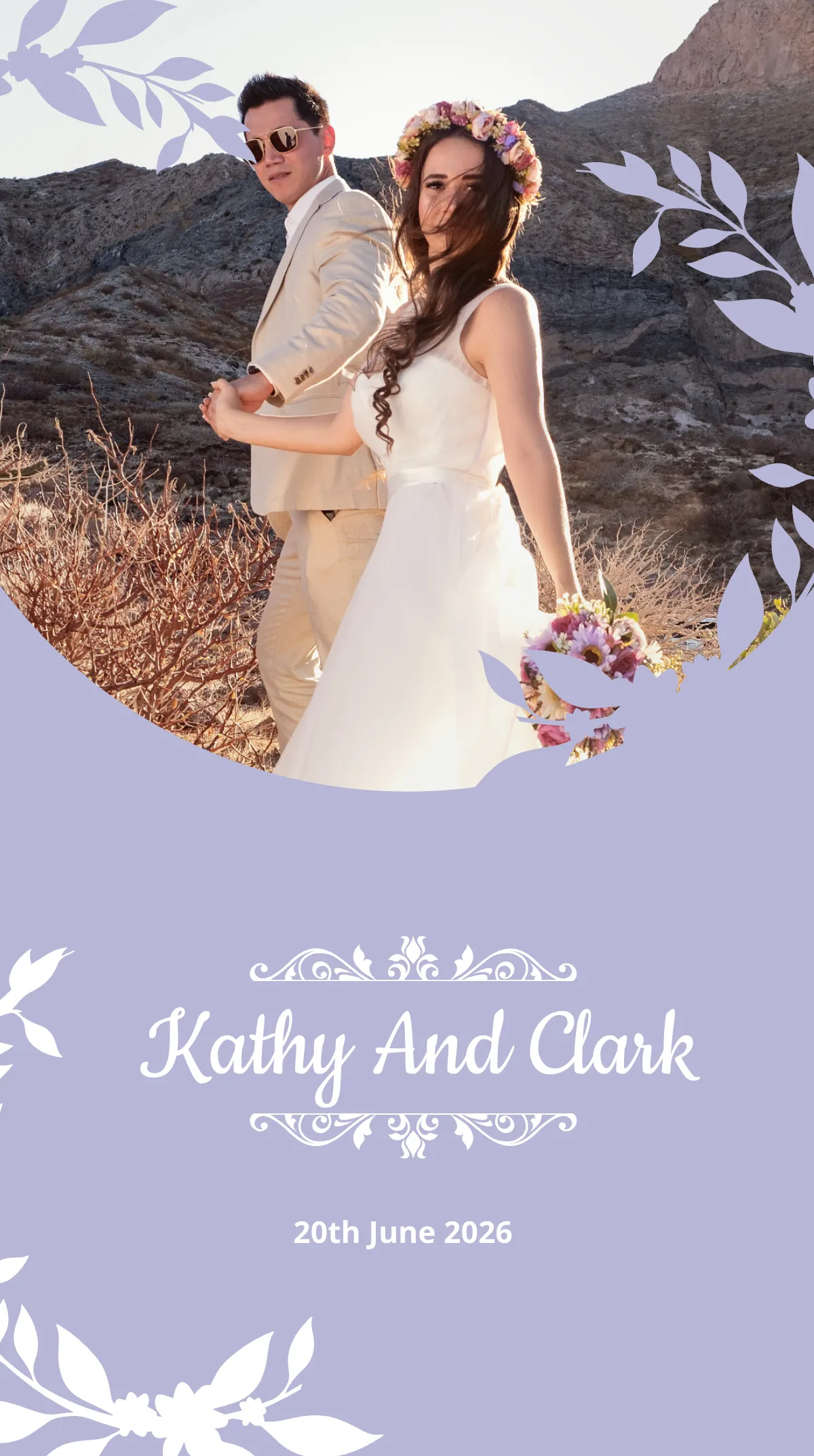 Free Wedding Ceremony Instagram Story Template to Edit Online