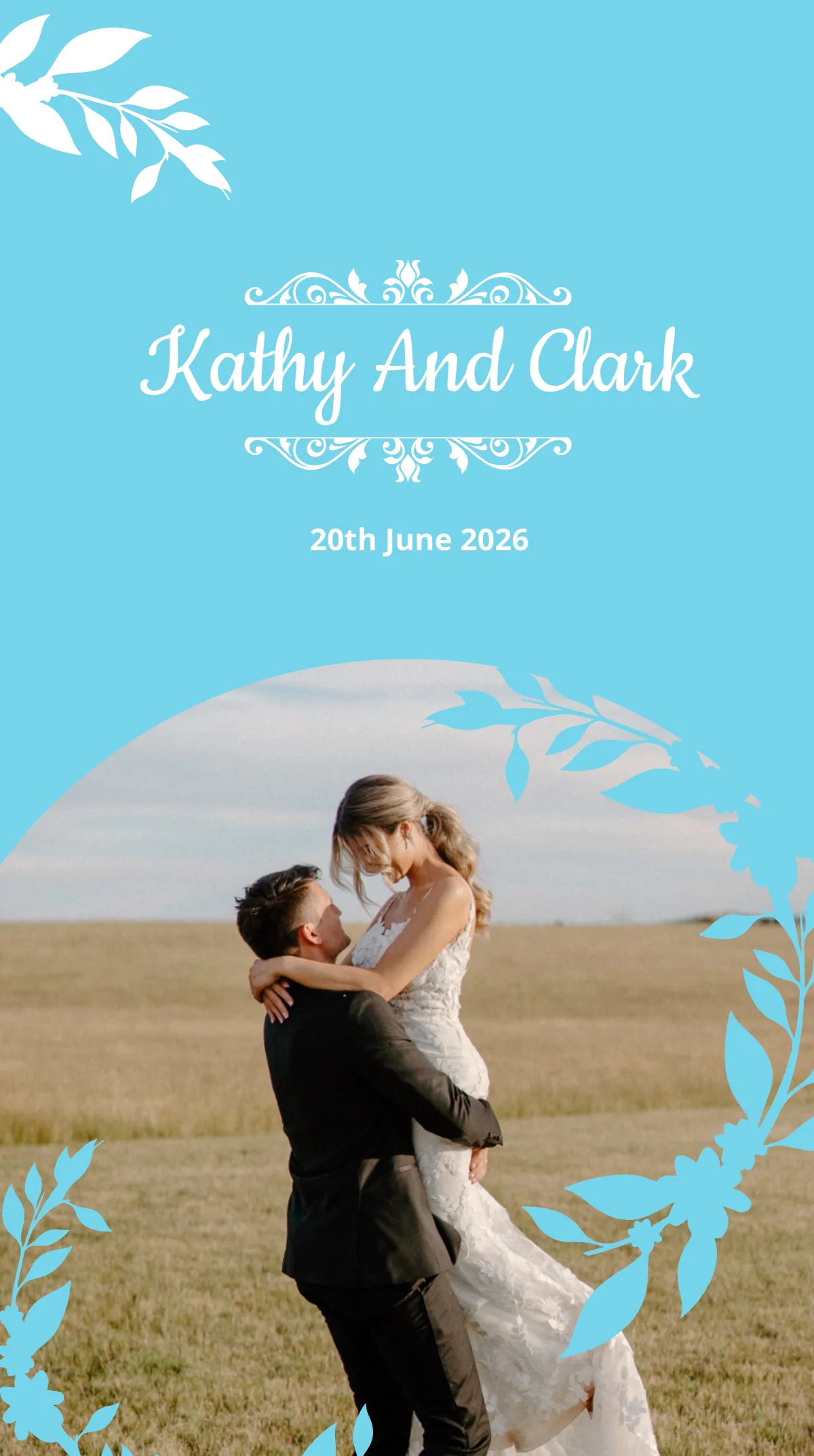 Free Wedding Ceremony Instagram Story Template to Edit Online