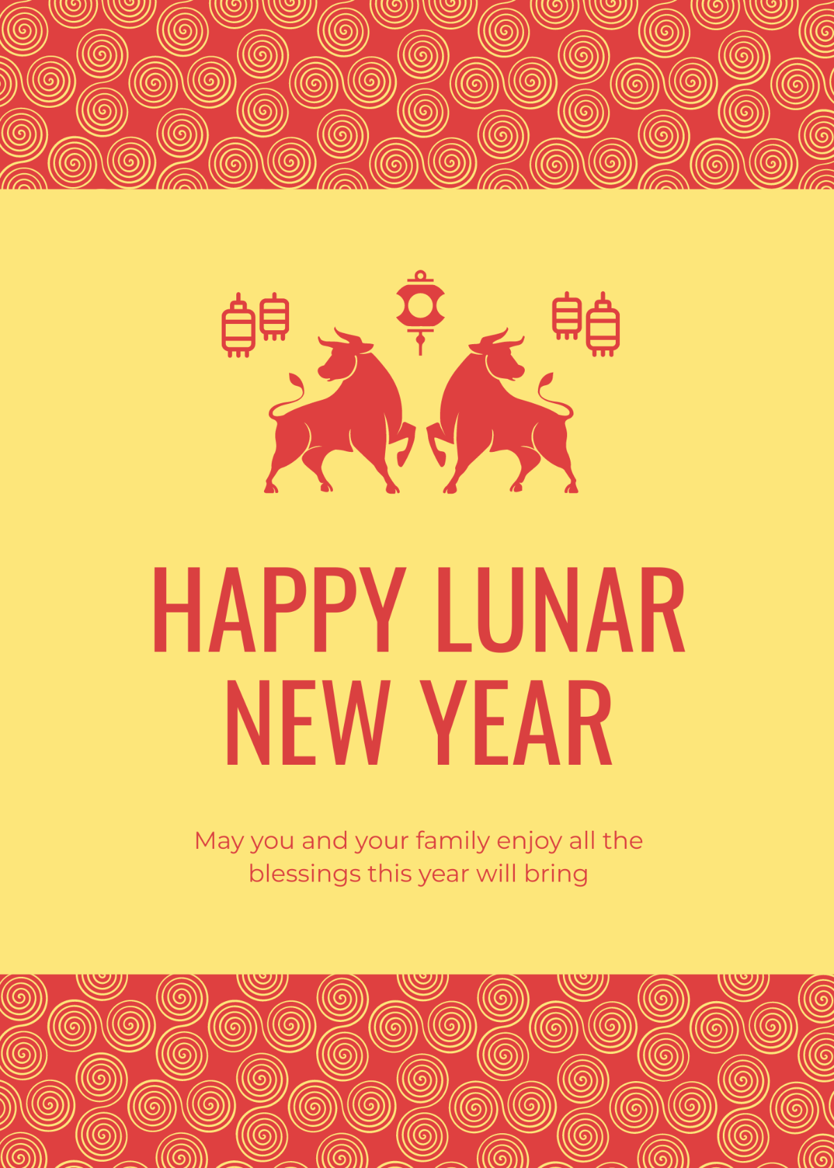 Lunar New Year Card Template