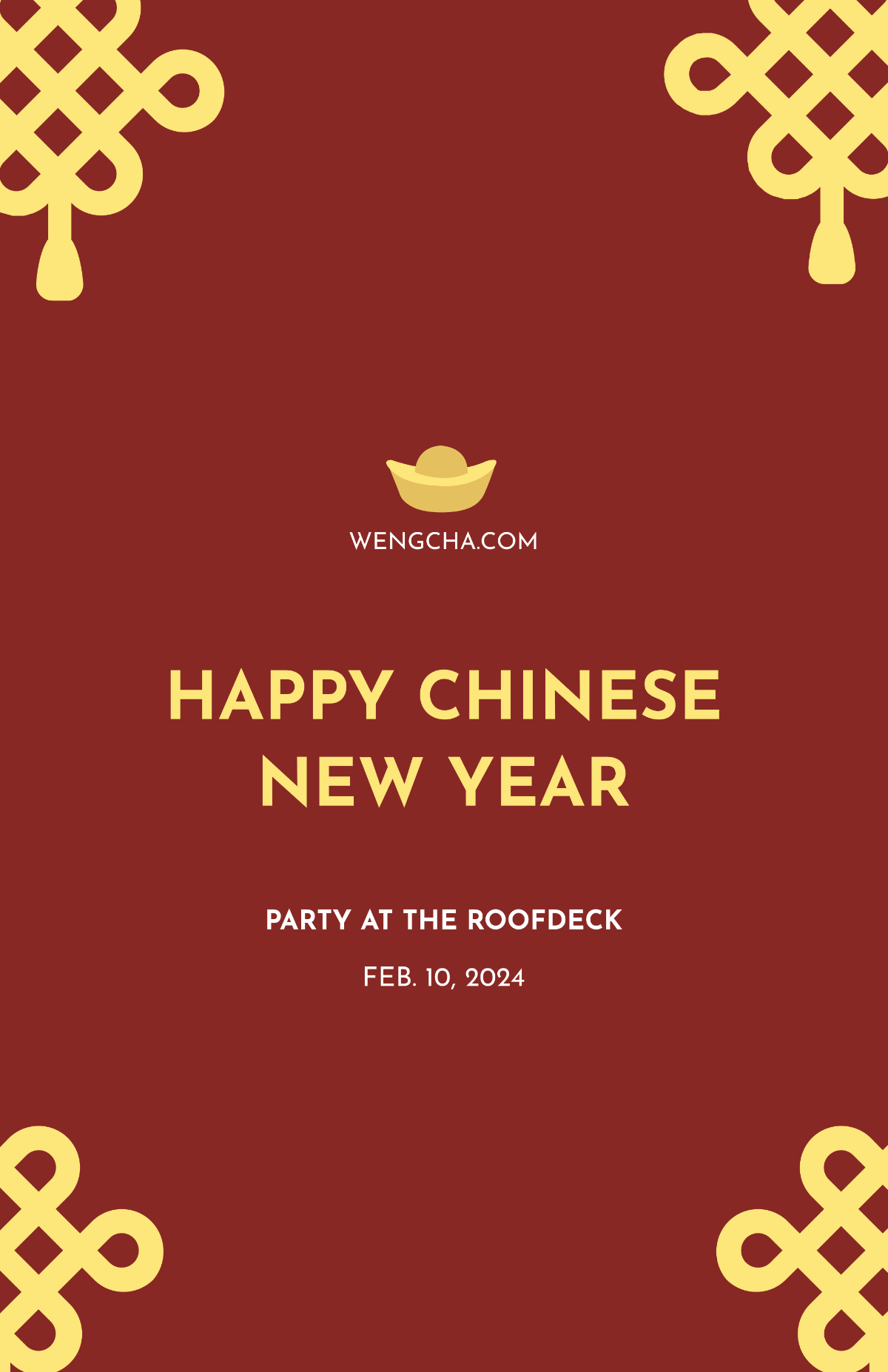 Happy Chinese New Year Poster