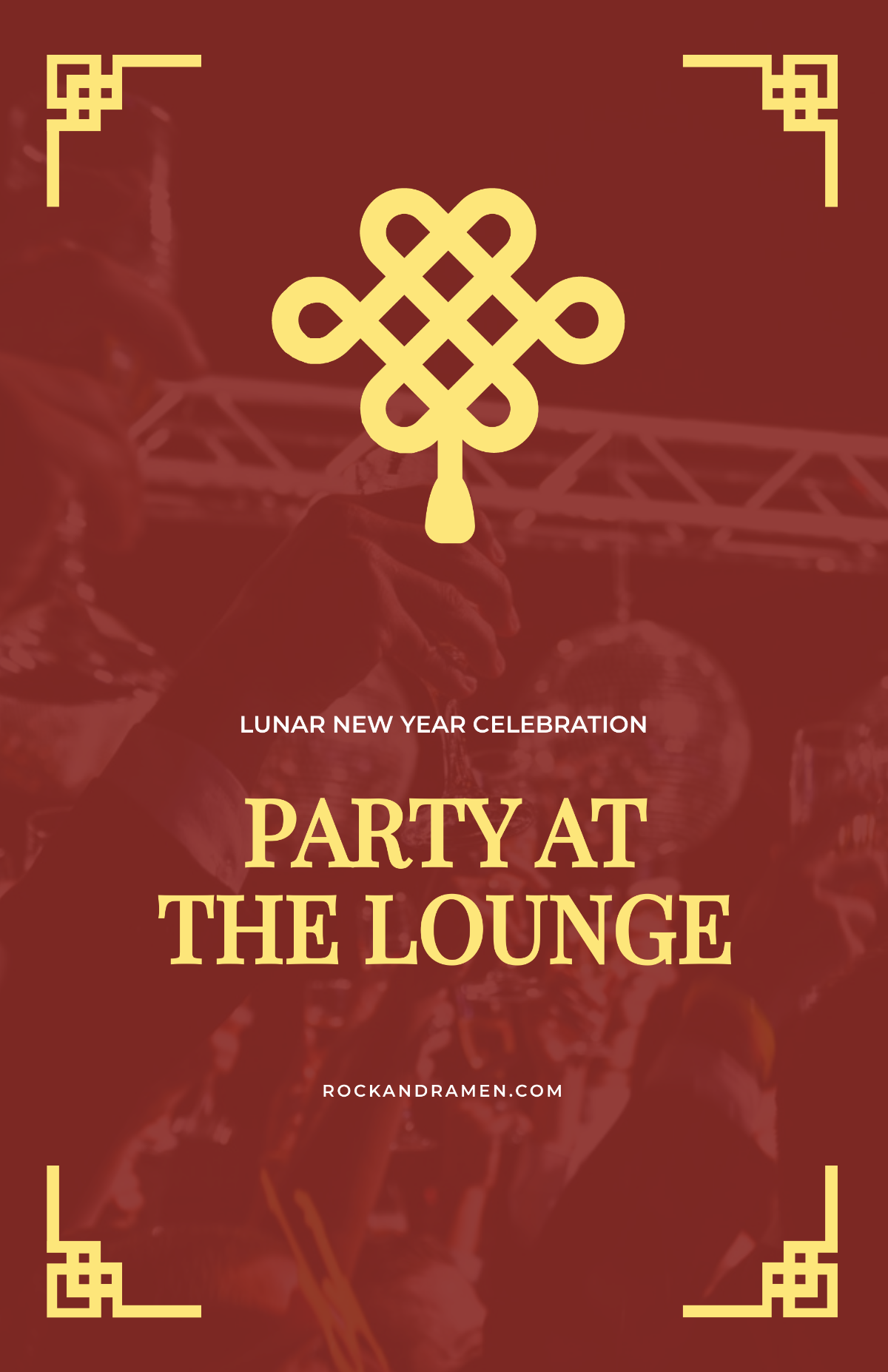 Chinese New Year Celebration Poster Template