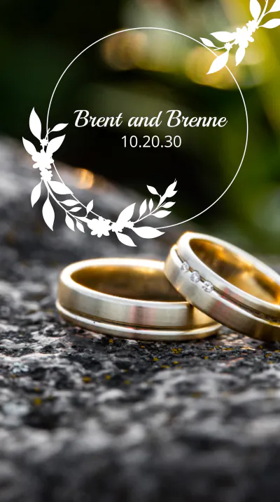 Free Photo Wedding Instagram Story Template to Edit Online