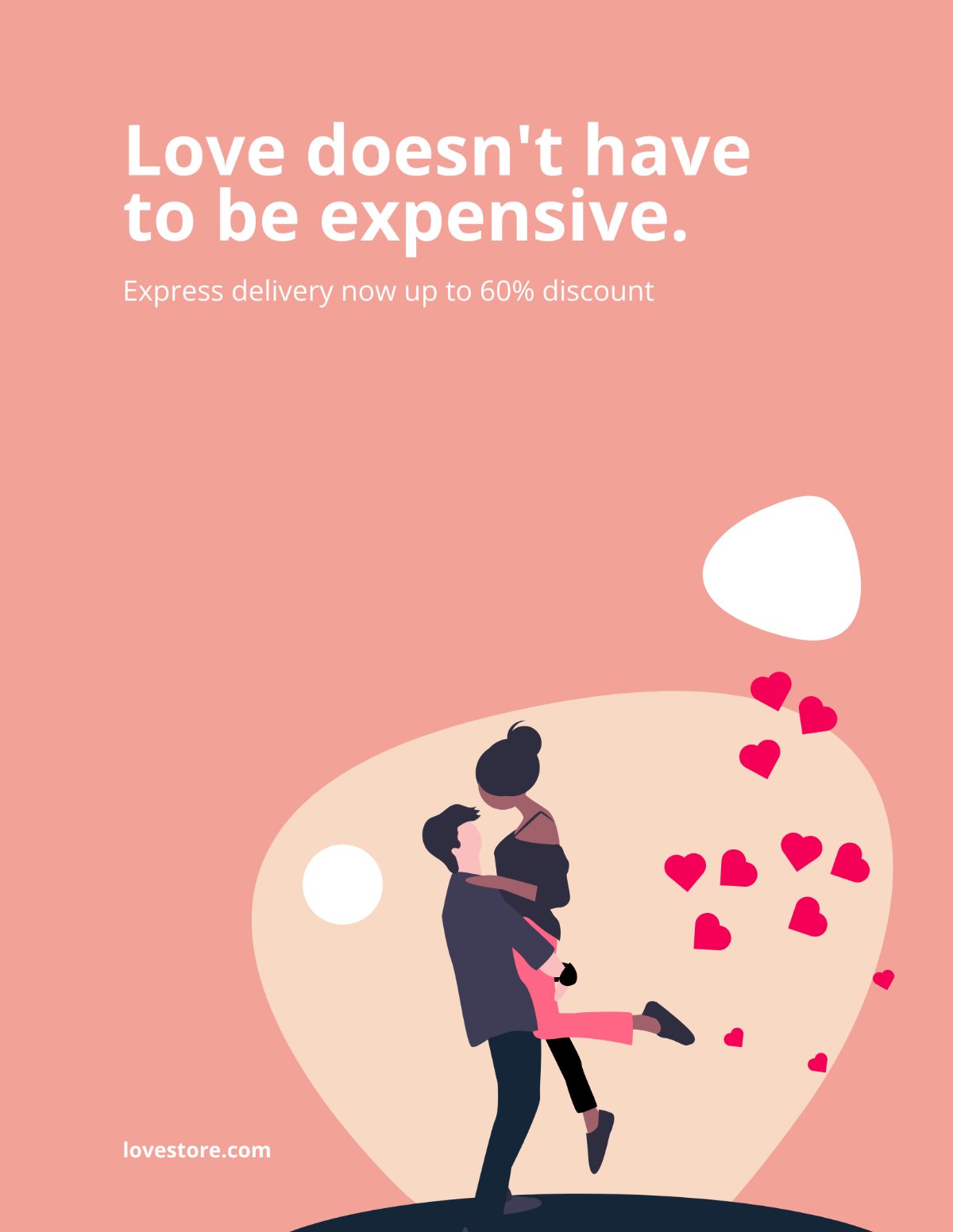 Valentine's Day Sale Flyer Template