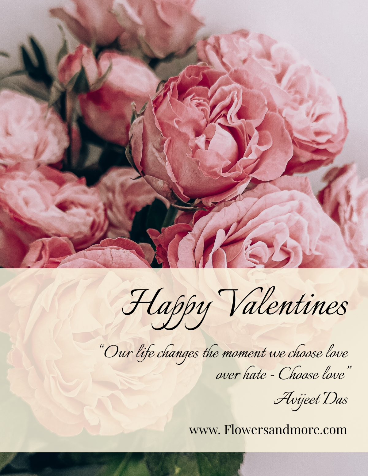 Valentine 27s Day Quote Flyer Template - Edit Online & Download