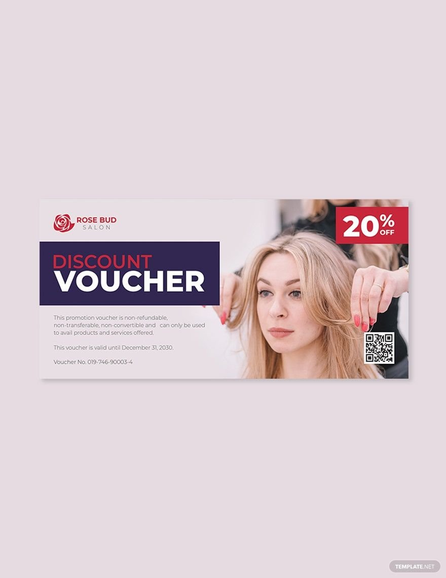 Hair Cut Salon voucher template in Word, Illustrator, PSD, Apple Pages, Publisher