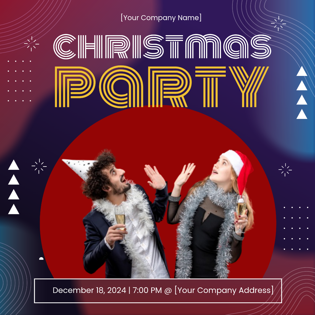 Free Party Instagram Banner Template to Edit Online