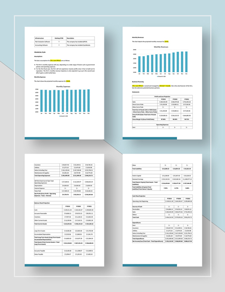 Food Delivery Business Plan Template