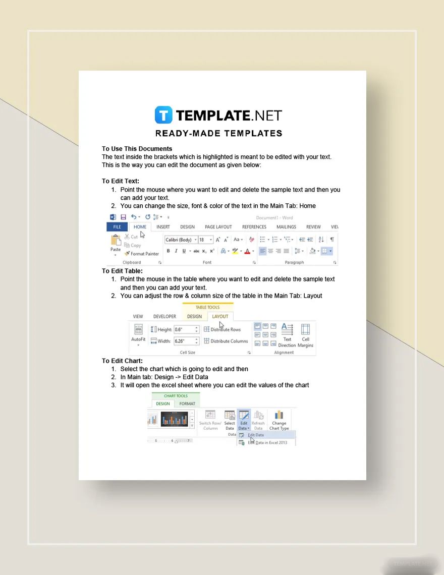 Sample Business Quotation Format Template