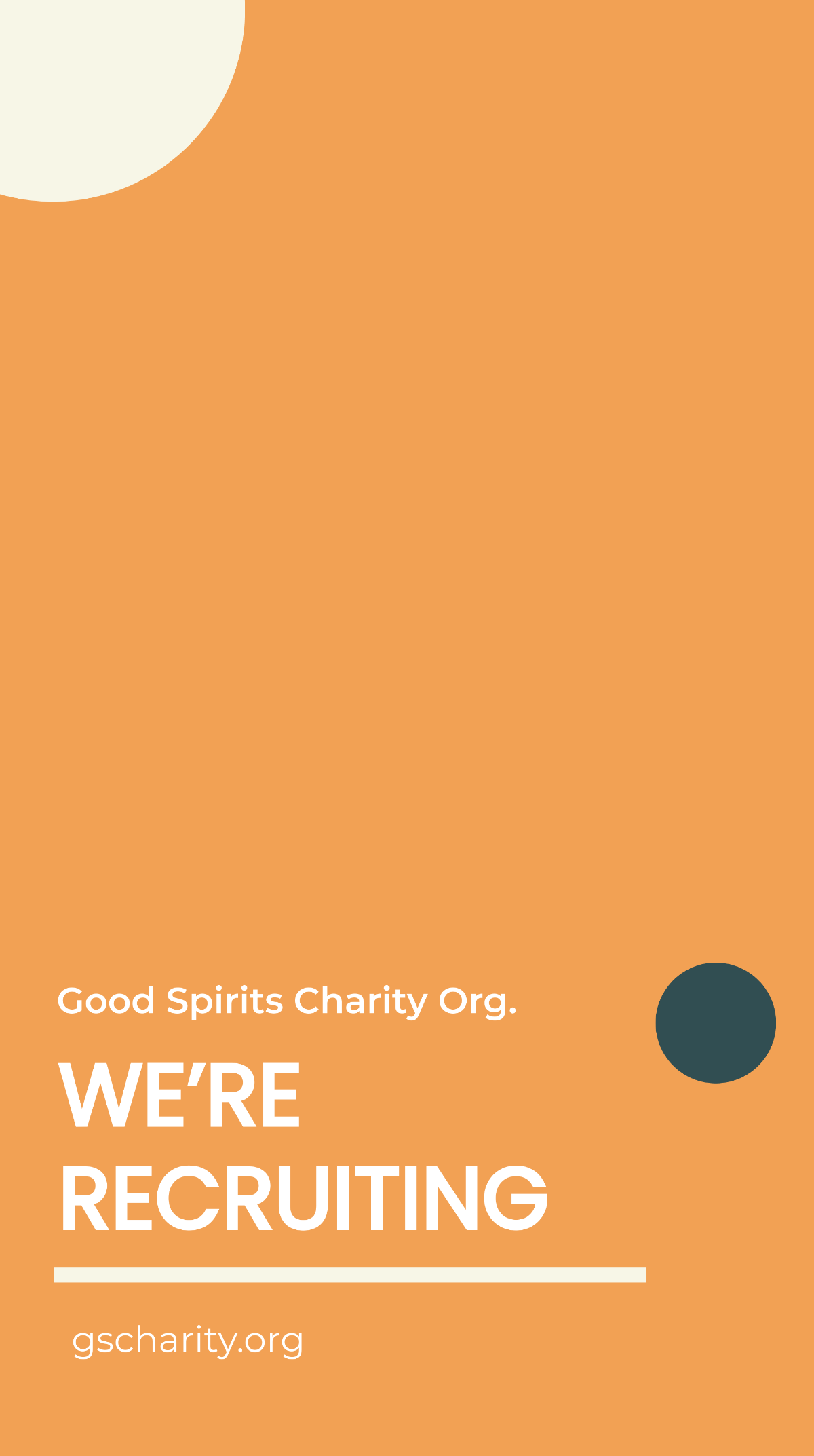 Charity Recruitment Snapchat Geofilter Template