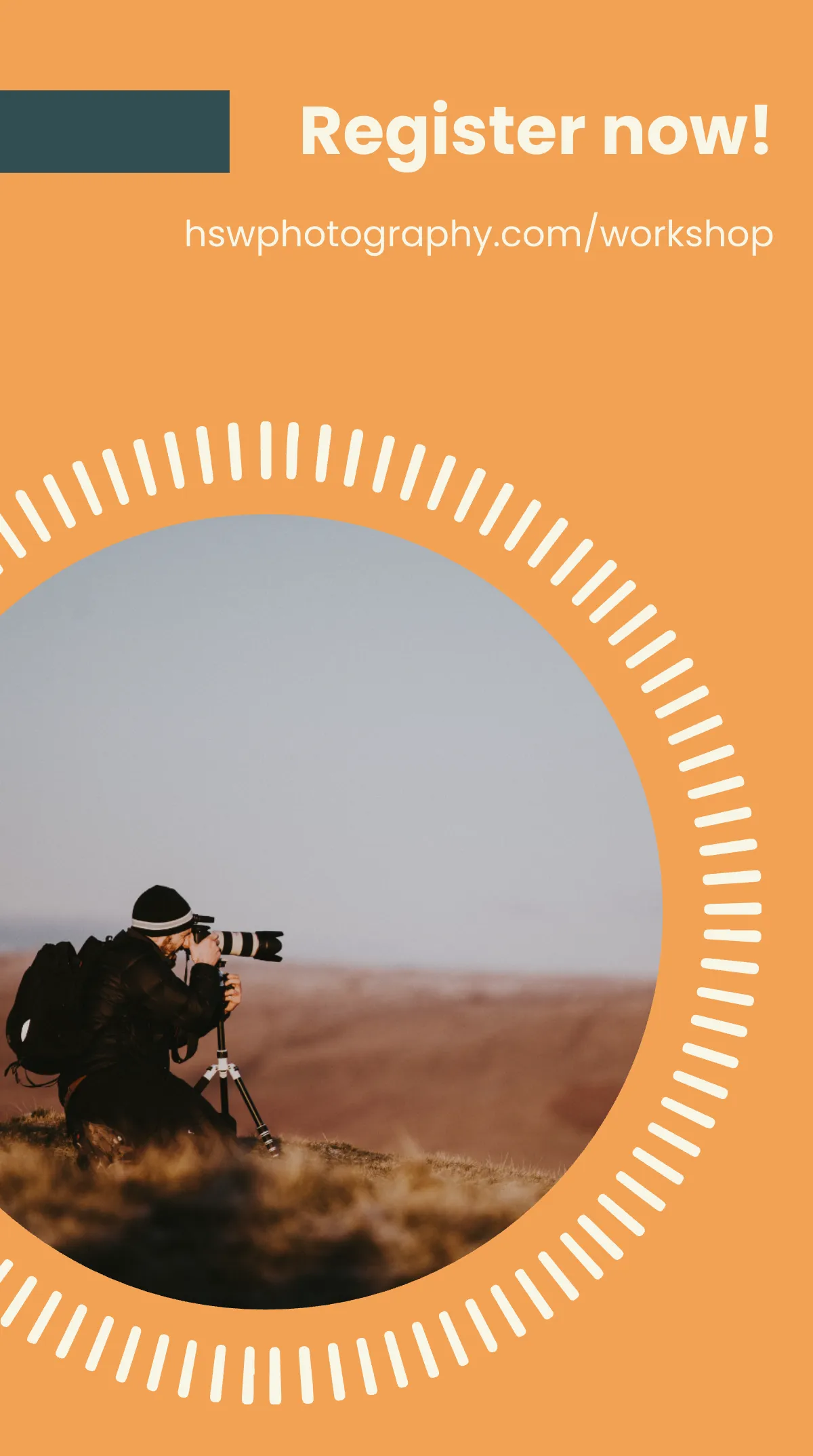 Free Photography Workshop Instagram Story Template to Edit Online