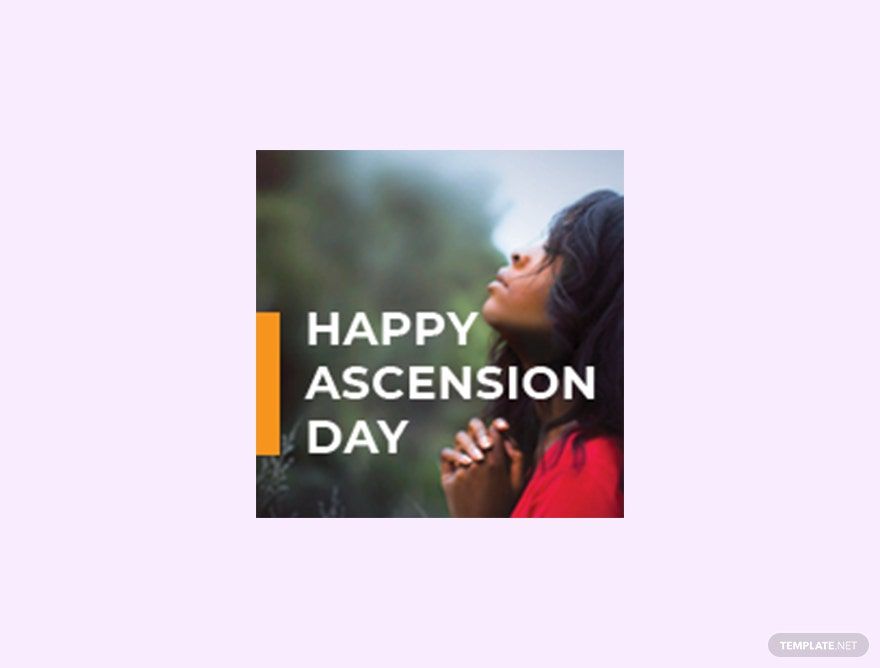 Ascension Day Facebook Profile Photo Template